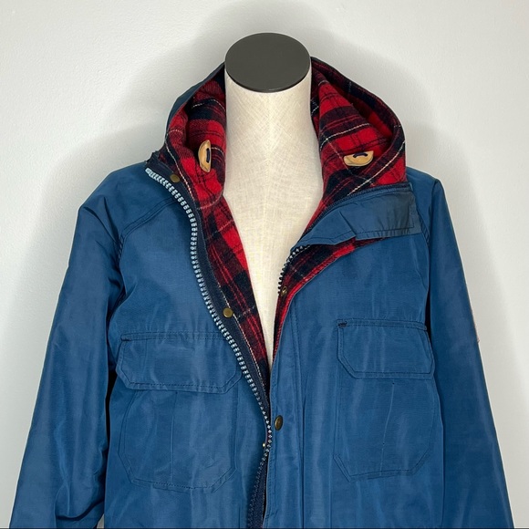 Vintage WOOLRICH Wool diving JACKET Coat size Medium - Picture 2 of 15